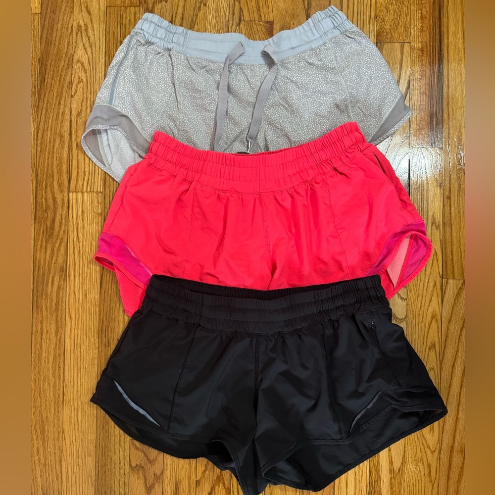 Lululemon bundle lot of 3 shorts all small SAME DAY SHIP